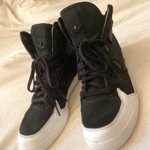 Adidas Originals C-10 Black + White Retro Sneakers Basketball Shoes C10